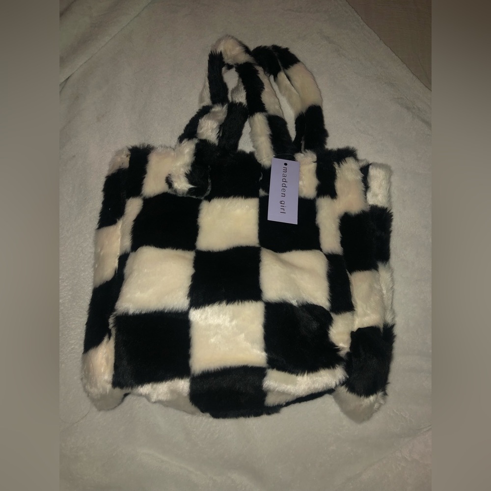 Madden Girl Faux Fur Tote